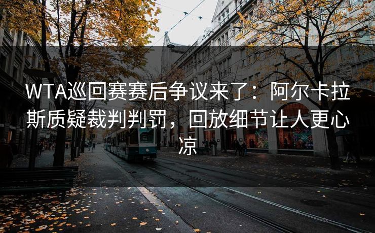 WTA巡回赛赛后争议来了：阿尔卡拉斯质疑裁判判罚，回放细节让人更心凉